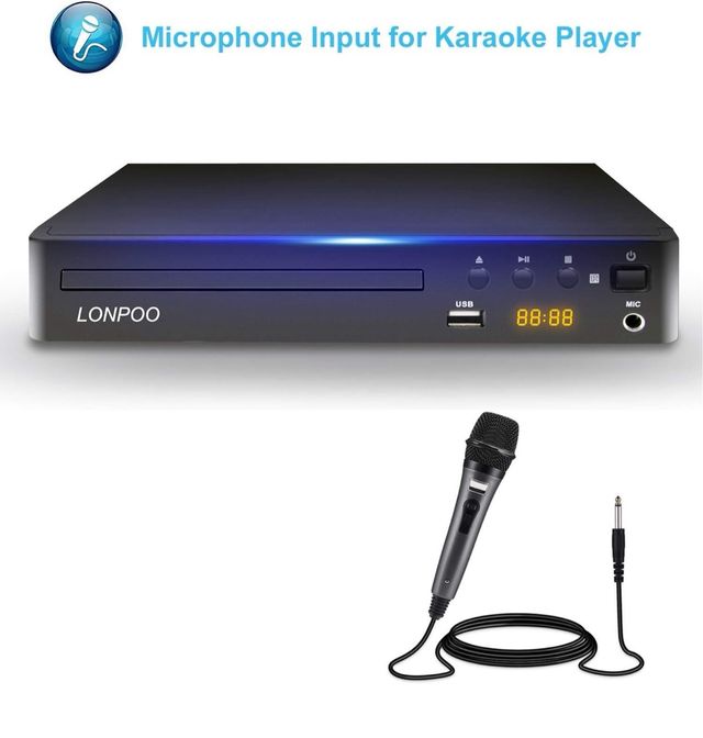 Reproductor de DVD LP-099 Full HD 1080P HDMI y USB