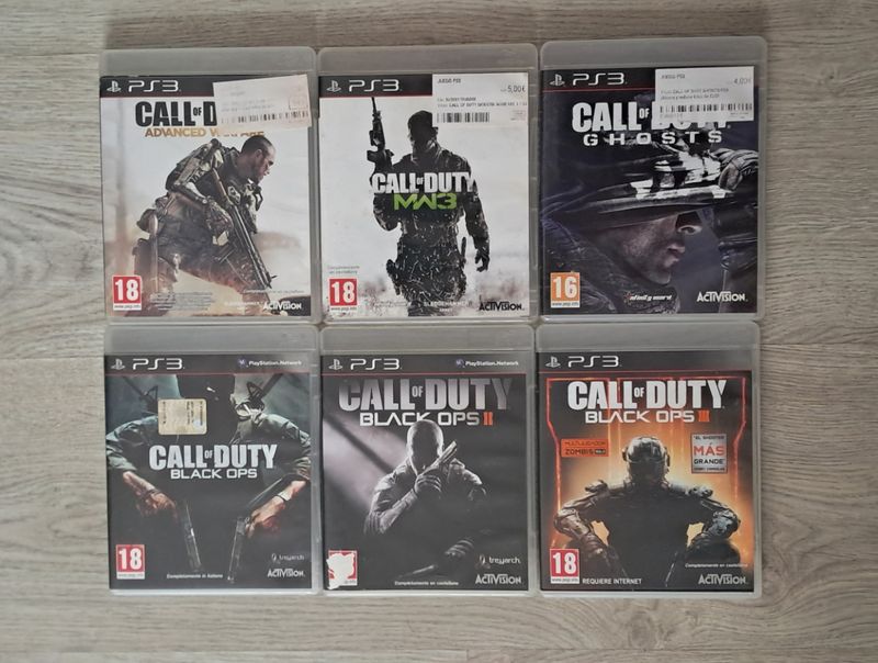 Imagen de 6 Juegos Call of Duty PS3