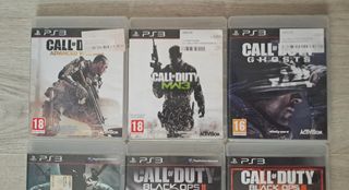 6 Juegos Call of Duty PS3 Juntos o por separado