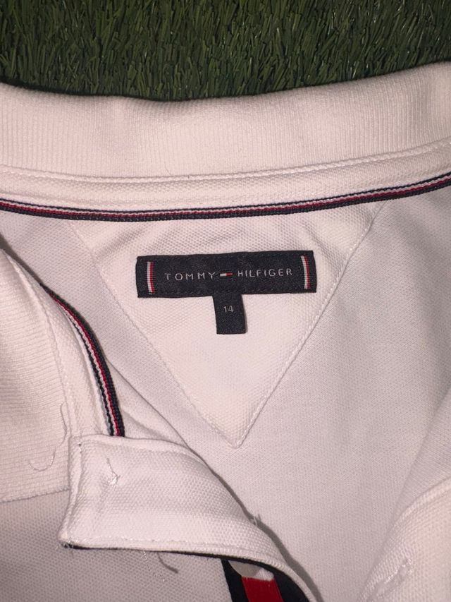 Polo Tommy Hilfiger blanco