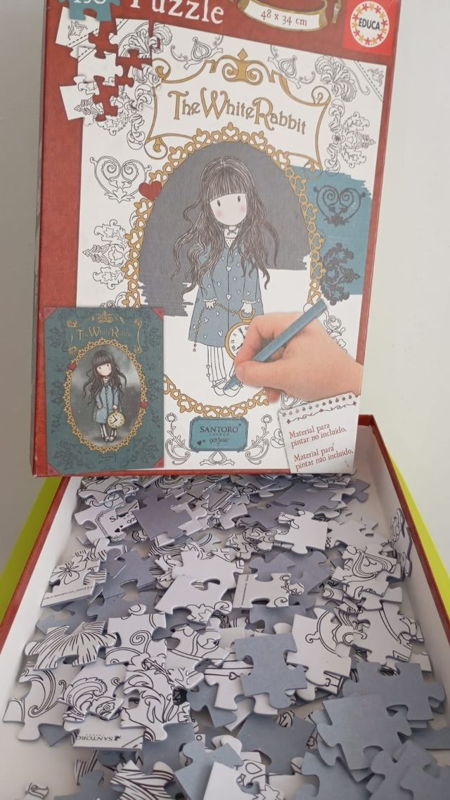 Puzle colorear Gorjuss 150 piezas