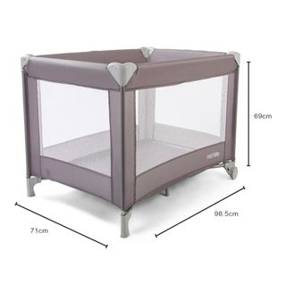 Cuna viaje Red Kite - Gris