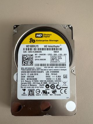 Disco Duro WD VelociRaptor 160GB
