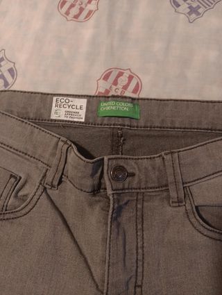 Vaquero corto gris niño - Talla S