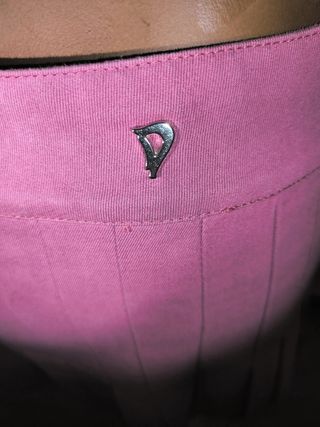 Minigonna plissé rosa Dondup