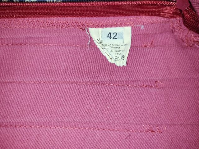 Minigonna plissé rosa Dondup