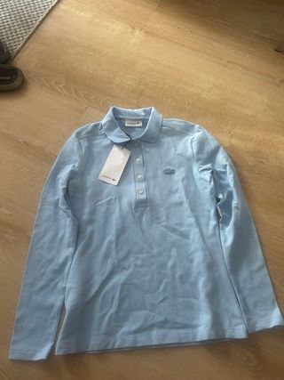 Polo nuevo Lacoste azul claro - Talla S 