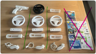Wii: 3 packs accesorios - Wii