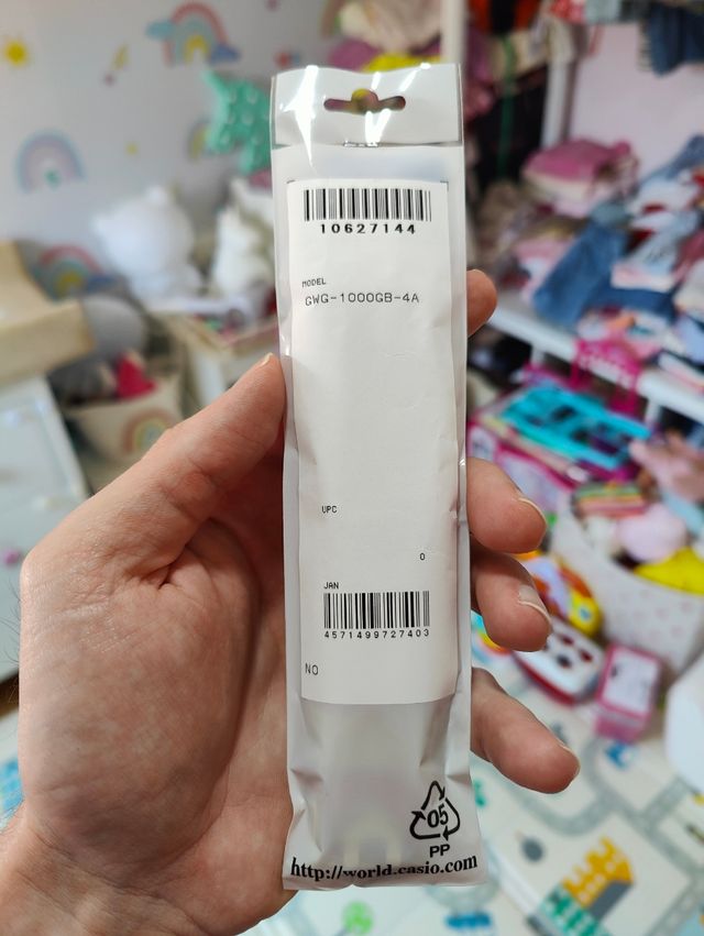 Correa Casio G-Shock Mudmaster GWG-1000GB roja