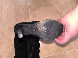 Botas altas negras tacón