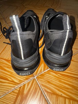 Zapatillas Gucci Running negras, muy buen estado, 
