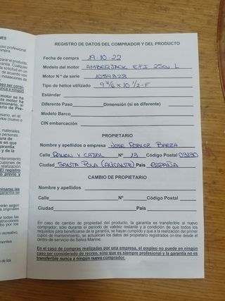 Motor fueraborda Selva 25cv 2° marca de yamaha