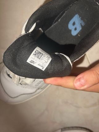 New Balance 550 bianche e azzurre