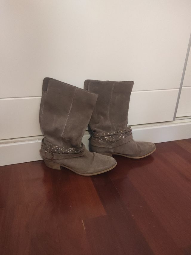 Botas ante marrón Talla 40