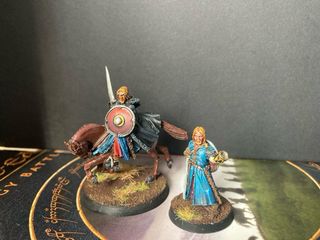 Boromir a piedi e cavallo esdla lotr mesbg