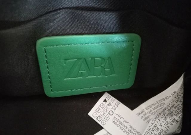 IDEA REGALO. Bolso Zara verde ácido. NUEVO.