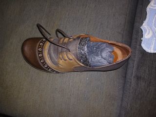 Zapatos mujer marrones y grises 