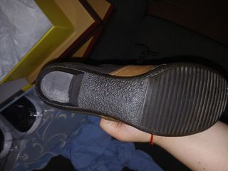 Zapatos mujer marrones y grises 