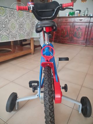 Bicicleta Spiderman de Aluminio 14" niño