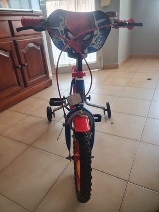 Bicicleta Spiderman de Aluminio 14" niño