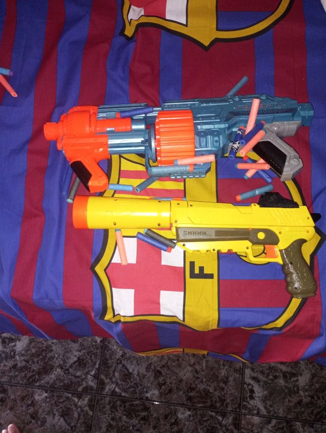 2 Pistolas Nerf: ¡A Jugar!