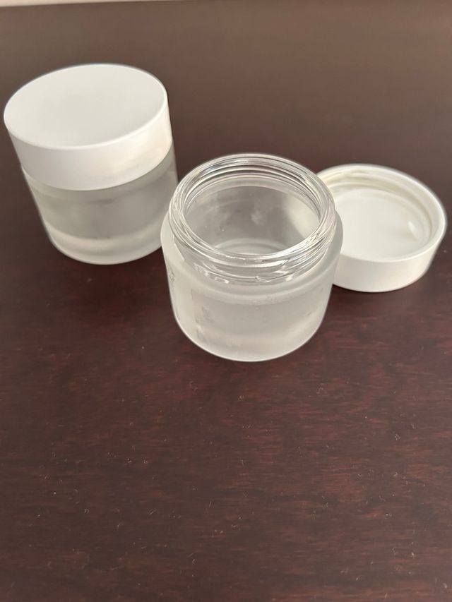 Contenitori cosmetici in vetro - 6 pezzi