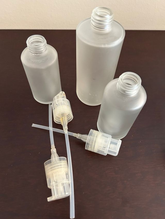 Contenitori cosmetici in vetro - 6 pezzi