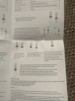 Macchina caffè portatile 2 in 1 per cialde e caffé