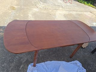 Mesa extensible madera marrón