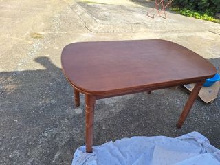 Mesa extensible madera marrón