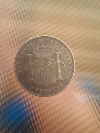 Moneda 5 pesetas Alfonso XIII 1899