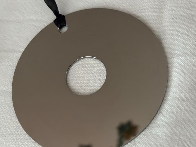 Collana trendy-rock | Ciondolo tondo