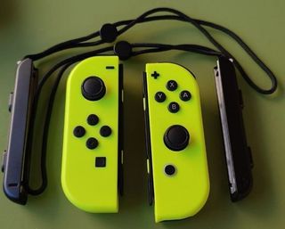Joy controller Nintendo SWITCH con giallo fluorescente