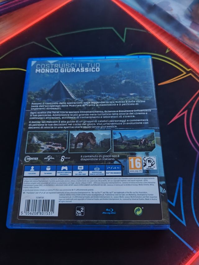 Jurassic World Evolution PS4  versione  ITA
