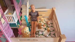 Casa Muñecas Barbie 3 pisos con muebles incluidos