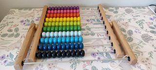 Ábaco infantil de madera