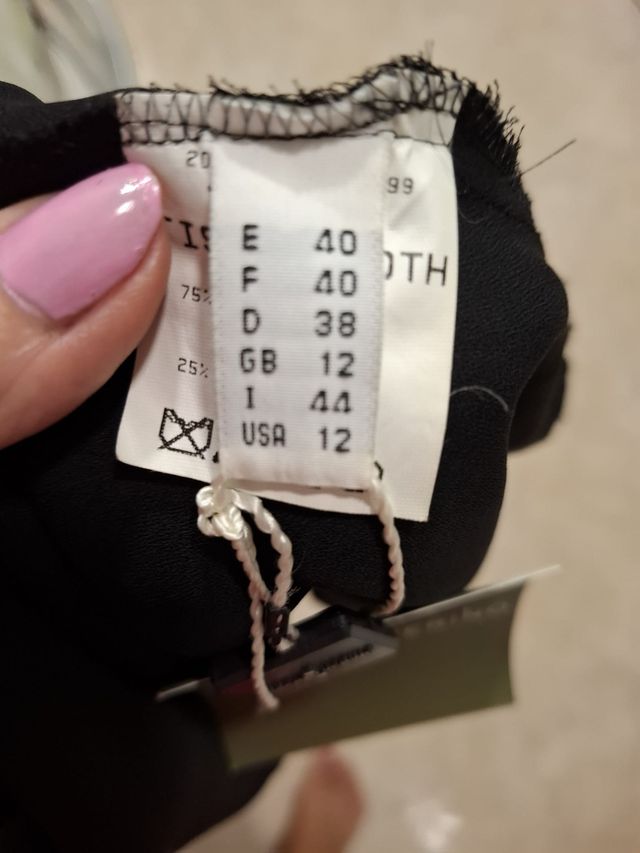 Top negro Roberto Verino - Talla L