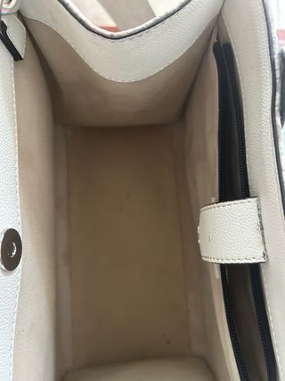 Bolso TOUS beige y blanco