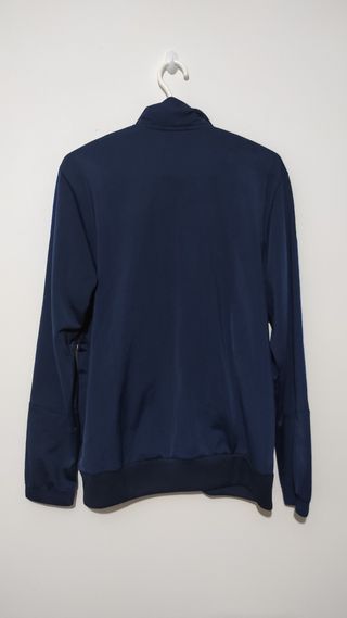Sudadera Adidas azul con cremallera 