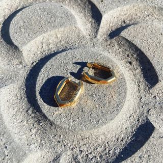 Orecchini Huggie Dorati