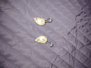 Pendientes vintage de plata 925 bañados en oro