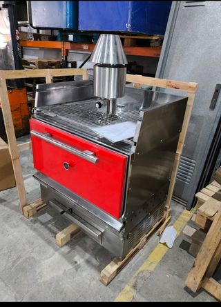 Horno parrilla carbón industrial
