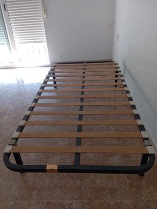 Somier metálico 90cm - Madera