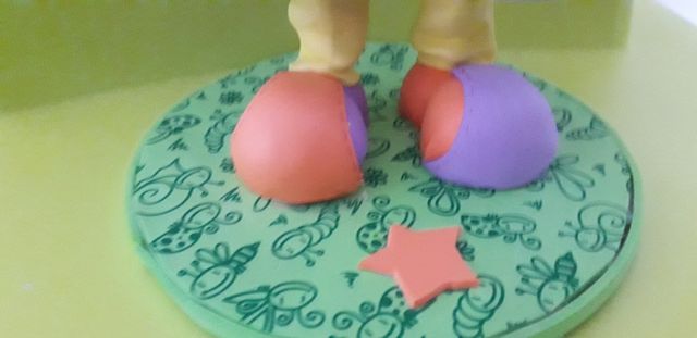 Muñeco payaso goma eva artesanal