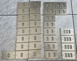 Placche Supporti Tasti Prese BTicino Vimar Luci
