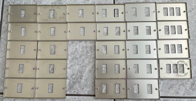 Placche Supporti Tasti Prese BTicino Vimar Luci