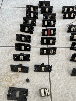 Placche Supporti Tasti Prese BTicino Vimar Luci