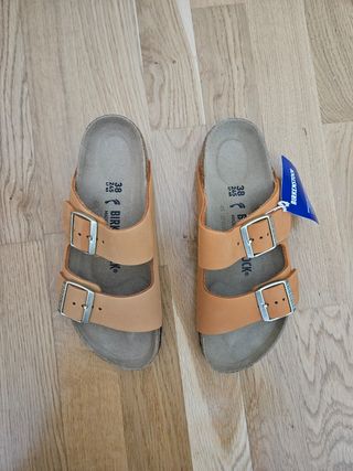 Sandalias Birkenstock Arizona T.38 naranjas