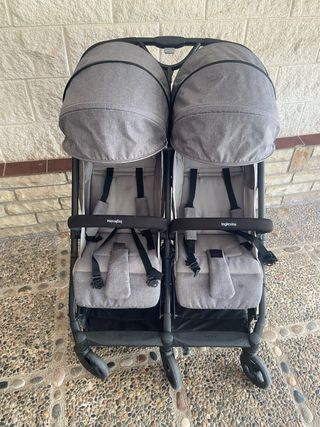 Silla gemelar Inglesina gris