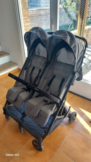 Silla gemelar Inglesina gris